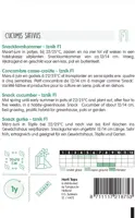 Horti tops zaden Snackkomkommer - afbeelding 2