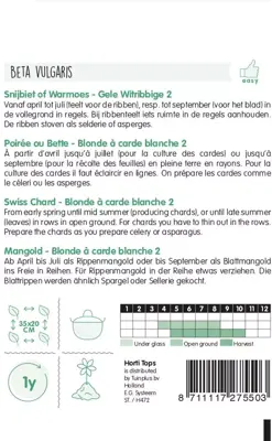 Horti tops zaden snijbiet blonde - afbeelding 2