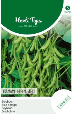 Horti tops zaden Sojabonen Edamame Green Shell 10 gram - afbeelding 1