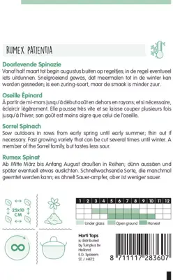 Horti tops zaden spinazie doorlevend - afbeelding 2