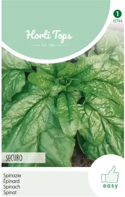 Horti tops zaden Spinazie Securo Wolfresistent A+B - afbeelding 1