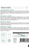 Horti tops zaden stamslabonen prelude 25 gram - afbeelding 2