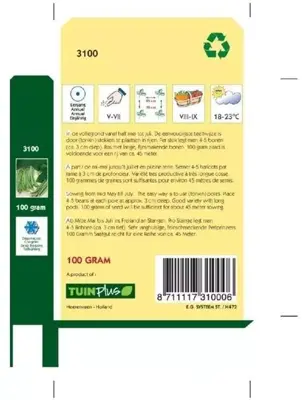 Horti tops zaden stokslabonen overvloed 100 gram - afbeelding 2