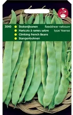 Horti tops zaden stoksnijbonen raadsheer 100 gram - afbeelding 1