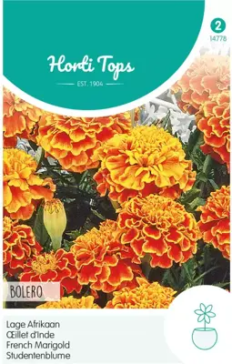 Horti tops zaden tagetes, lage afrikaan bolero - afbeelding 1