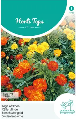 Horti tops zaden tagetes, lage afrikaan bonita gemengd - afbeelding 1