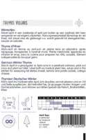 Horti tops zaden tijm, echte winter - afbeelding 2