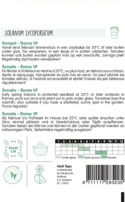 Horti tops zaden tomaten roma - afbeelding 2