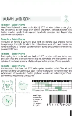 Horti tops zaden tomaten st. pierre grote vollegrondse - afbeelding 2