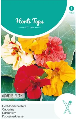 Horti tops zaden tropaeolum, oost-indische kers glorious gleam - afbeelding 1