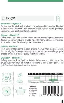 Horti tops zaden uien hyskin - afbeelding 2