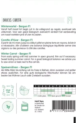 Horti tops zaden winterwortel bergen - afbeelding 2