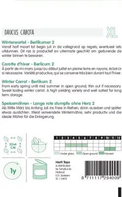 Horti tops zaden Wortelen berlikumer - afbeelding 2