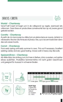 Horti tops zaden wortelen chantenay - afbeelding 2