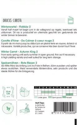 Horti tops zaden wortelen flakkée - afbeelding 2