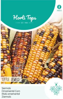 Horti tops zaden Zea mays, Siermais Little Jewels - afbeelding 1