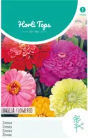 Horti tops zaden zinnia dahliabloemig - afbeelding 1
