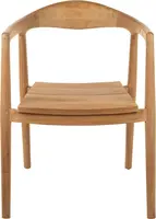 House of Mavi armstoel Jati van massief teak - afbeelding 2