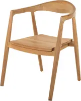 House of Mavi armstoel Jati van massief teak - afbeelding 1