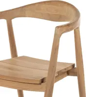 House of Mavi dining tuinstoel jati teak - afbeelding 4