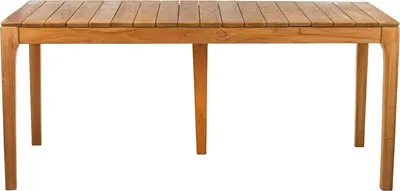 House of Mavi organische tuintafel Ribu van massief teak - afbeelding 2