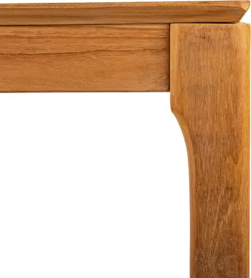 House of Mavi organische tuintafel Ribu van massief teak - afbeelding 4