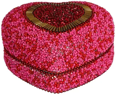 House of Seasons juwelendoosje hart roze 