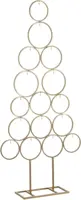 House of Seasons kerstfiguur ijzer kerstboom deco 53x15x117.5cm goud