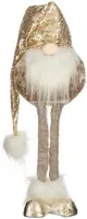 House of Seasons kerstfiguur polyester gnoom 14x12x49cm goud kopen?