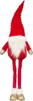 House of Seasons kerstfiguur polyester gnoom 23x14x85cm rood kopen?