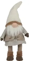 House of Seasons kerstfiguur polyester gnoom 28x20x64cm bruin kopen?