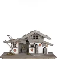 House of Seasons kerststal ancient 23cm grijs kopen?