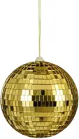 House of Seasons kunststof kerstbal discobal 15cm goud kopen?