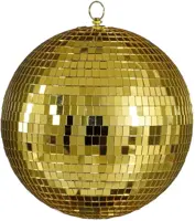 House of Seasons kunststof kerstbal discobal 25cm goud kopen?