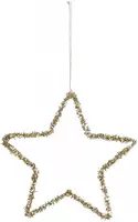 House of Seasons metalen kerst ornament ster 15cm goud  kopen?