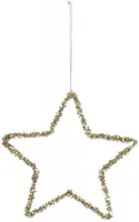 House of Seasons metalen kerst ornament ster 15cm goud kopen?