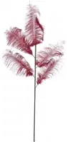 House of Seasons pluim veren 125cm donkerrood - afbeelding 1