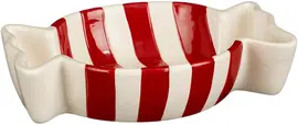 House of Seasons schaal keramiek celebration snoep 21x15.5x5cm rood, wit kopen?