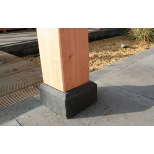 Hout-betonschutting accessoires