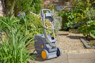 Hozelock Auto Reel Mobile – Slangenwagen met 35 m slang – Automatisch oprolsysteem - afbeelding 3