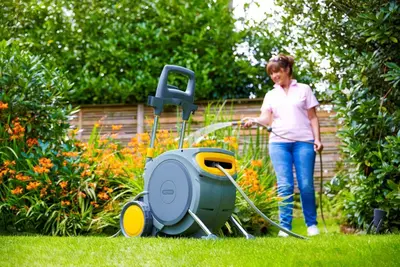 Hozelock Auto Reel Mobile – Slangenwagen met 35 m slang – Automatisch oprolsysteem - afbeelding 12