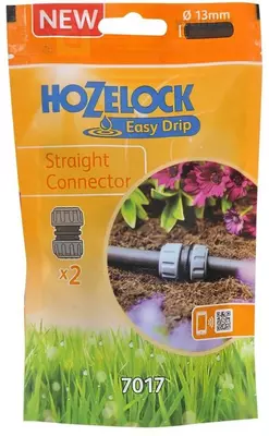 Hozelock easy drip slangverbinder 13 mm 2 stuks - afbeelding 2