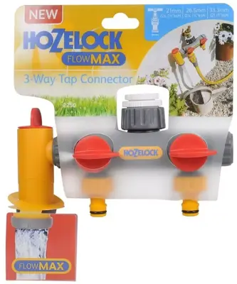 Hozelock flowmax 2-weg kraanaansluiting - afbeelding 2