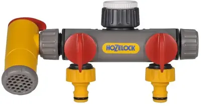 Hozelock flowmax 2-weg kraanaansluiting - afbeelding 1