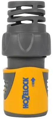 Hozelock slangkoppelstuk met waterstop PLUS (15 mm & 19 mm) - afbeelding 1