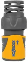 Hozelock slangkoppelstuk met waterstop PLUS (15 mm & 19 mm) - afbeelding 1