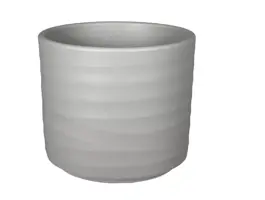 HS Berlin bloempot rond 14.5x12cm grijs kopen?