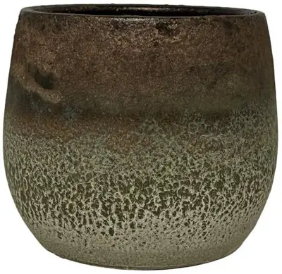 HS bloempot Milaan 39x36cm groen