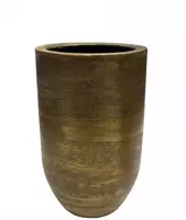 HS Potterie Alaska bloempot keramiek 25x50cm goud kopen?