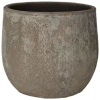 HS Potterie Avion bloempot beton 20x18cm beige - afbeelding 1